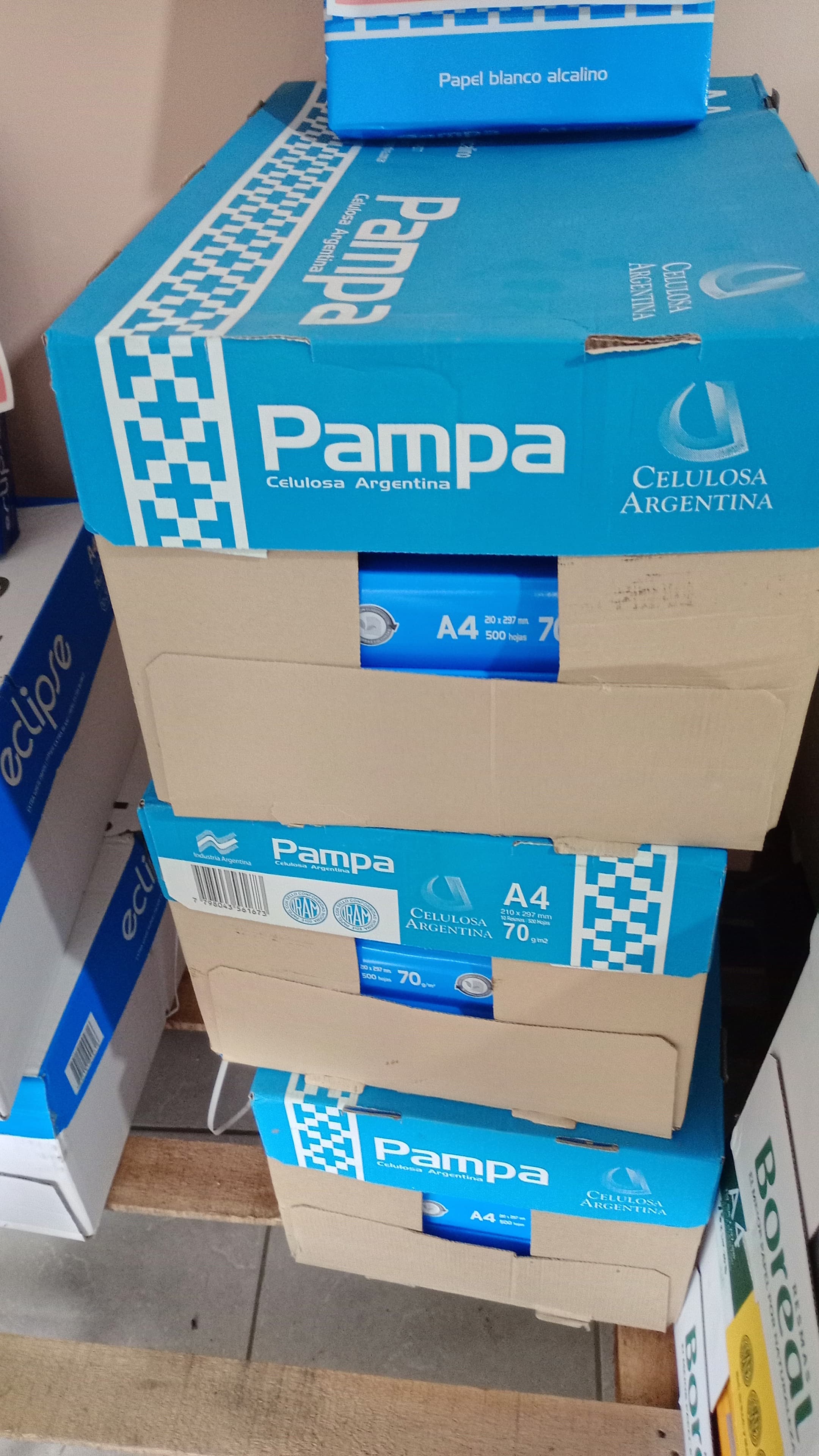 CAJA RESMA PAMPA 70 GR